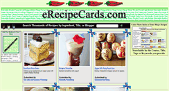 Desktop Screenshot of erecipecards.com